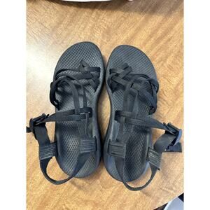 Black Chacos 2 Straps Womens 9 sandals